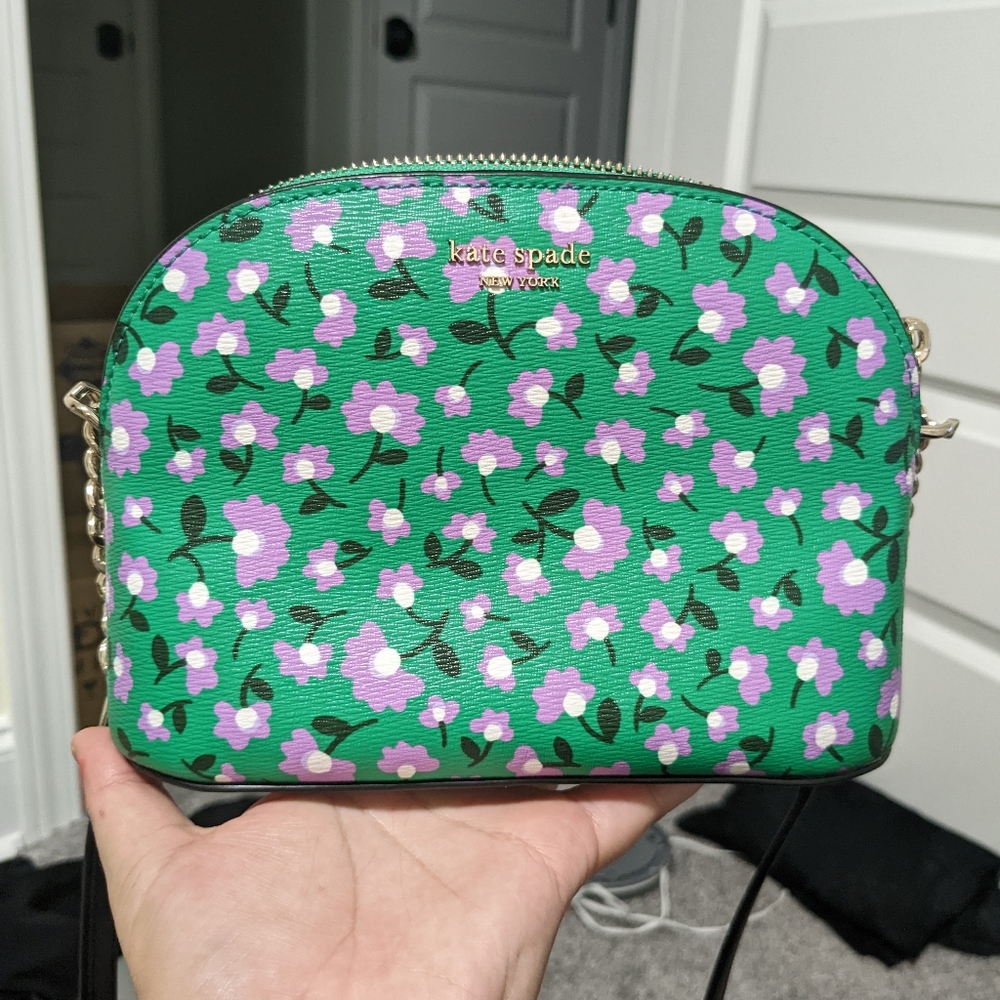 Kate Spade New York Spencer Party Floral Small Dome Crossbody